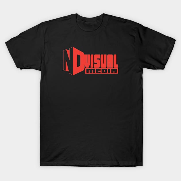 NDVisual Logo -Red T-Shirt by ChuckSpears